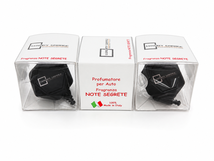 profumi per auto a forma di diamante, essenza note segrete